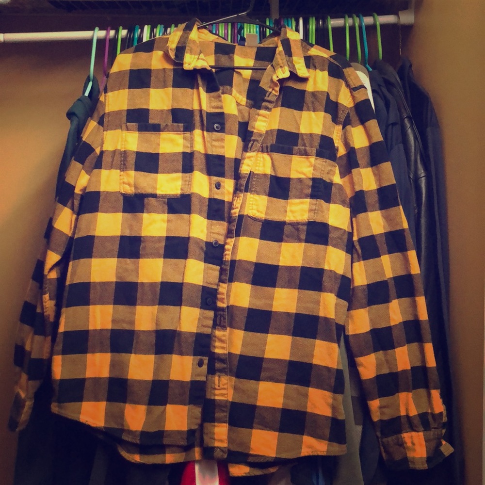 Black and Gold H&M Flannel